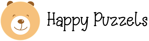Happy Puzzels logo gepersonaliseerde naampuzzel